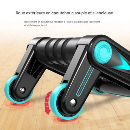 Roue abdominale pliable de haute précision