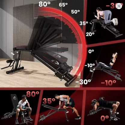 Banc de musculation réglable