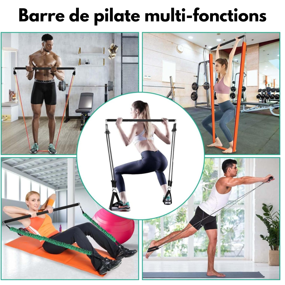 Barre multifonctionnelle de Pilates et de musculation